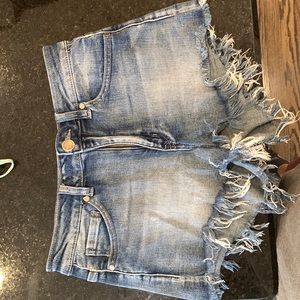 Denim jean shorts